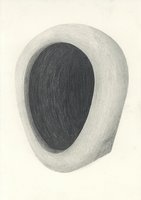 HOLLOW, 2017, 21 x 14.8 cm, pencil on paper