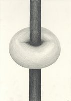 PIERCED, 2017, 21 x 14.8 cm, pencil on paper
