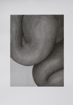 COMPOSITION IN B, 2018, 100 x 70 cm, pencil on paper