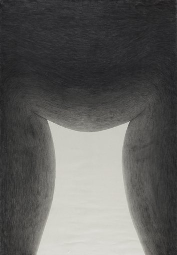 THE PHANTOM #2, 2017, 122 x 86 cm, pencil on paper