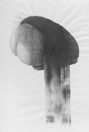 untitled, 2017, 122 x 86 cm, pencil and graphite powder on paper