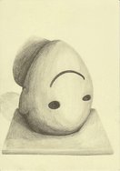 SMILEY FACE, 2016, 21 x 14.8 cm, pencil on paper